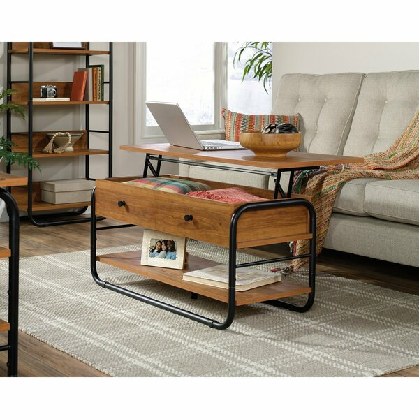 Sauder Union Plain Lift Top Coffee Table Pc , Top lifts up and forward to create versatile work surface 428927